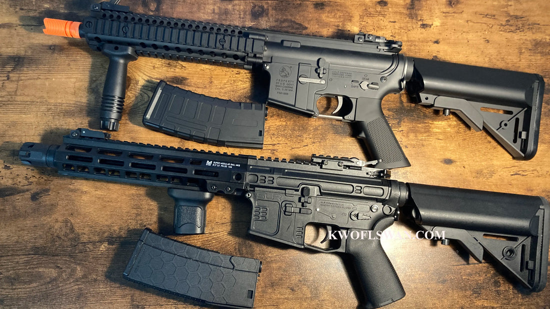 MK18 vs. SLR Gel Rifles