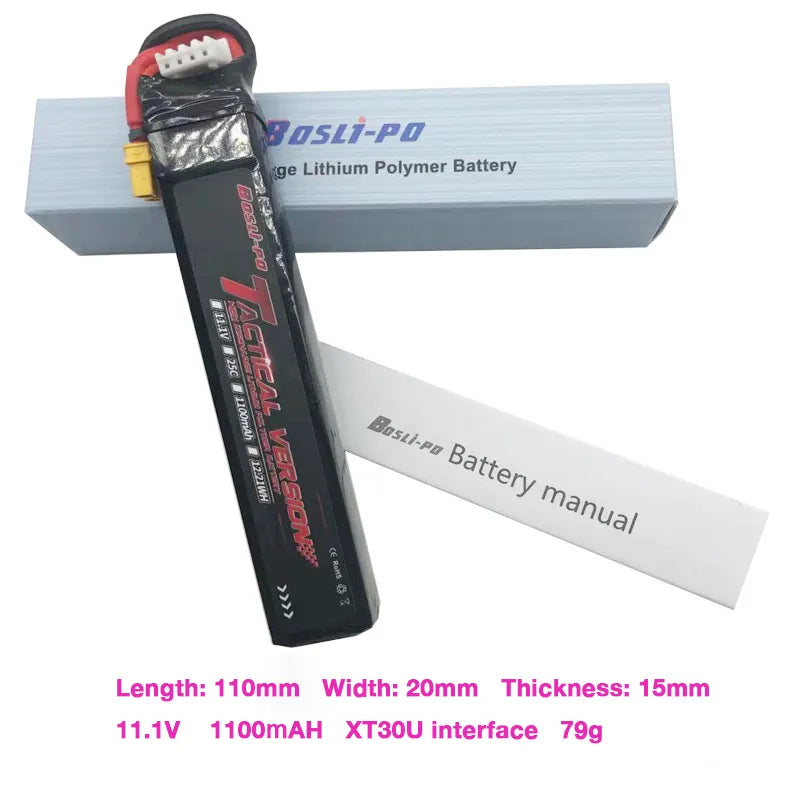 High-end 11.1V high-capacity lithium battery