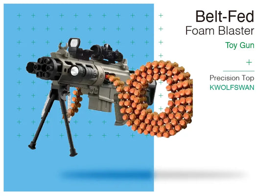 Belt-Fed Gatling Foam Blaster