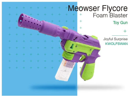 Full Auto 3D Print Flywheel Foam Blaster