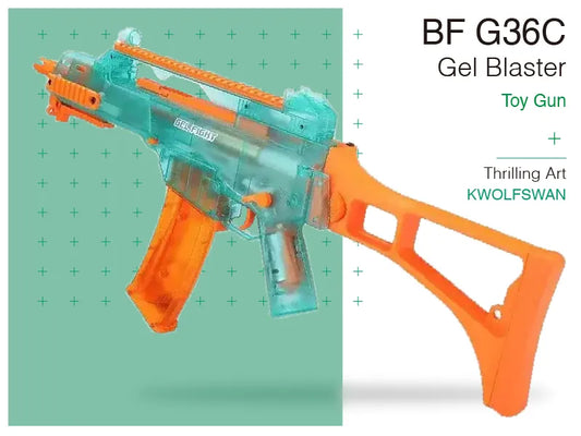 Transparent BF G36c Gel Blaster