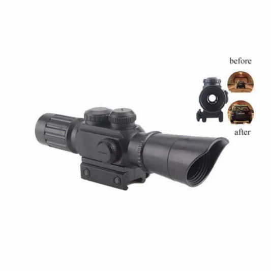 Get Accurate Shots with 888-2 4 Times Adjustable Plastic Scope