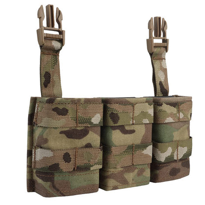 Tactical Triple 5.56 Front Panel Magazine Pouch