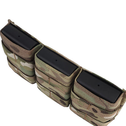 Tactical Triple 5.56 Front Panel Magazine Pouch