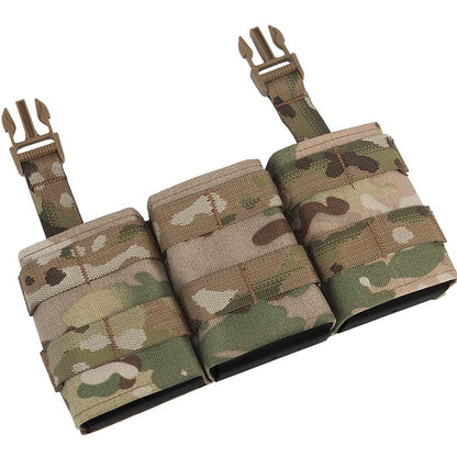 Tactical Triple 5.56 Front Panel Magazine Pouch