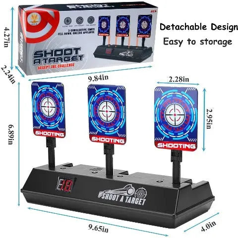 Electronic Shooting Target for Nerf Dart Foam Guns Kwolfswan