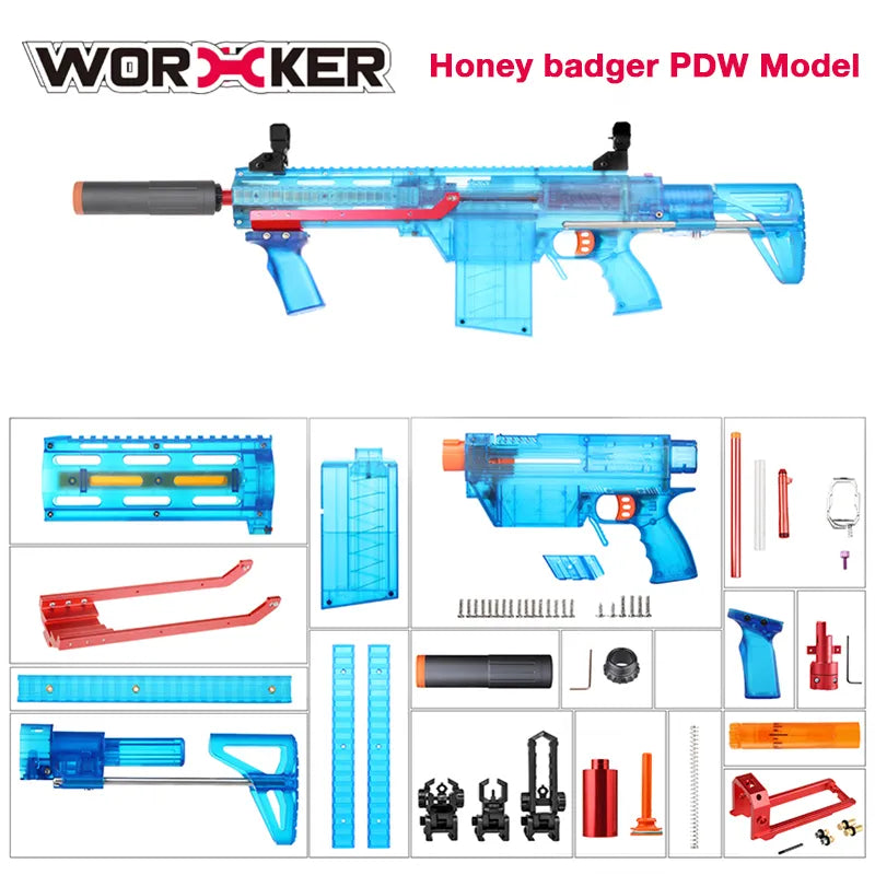 AAC Honey Badger PDW Nerf Foam Dart Blaster