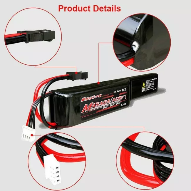 JM J10 ACR 11.1V 1000mAh Lipo Battery Jinming Blaster KWOLFSWAN