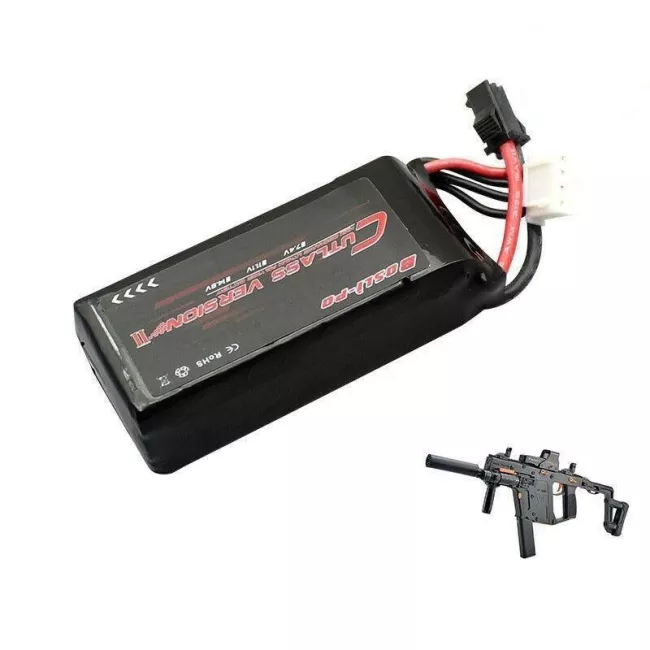 LeHui Vector V2 11.1V 1200mAh Lipo Battery for Gel Blaster KWOLFSWAN