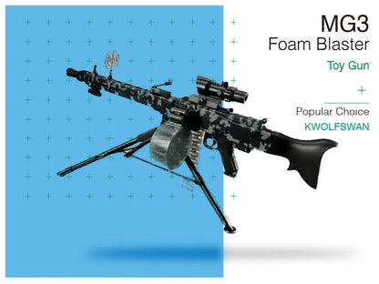 MG3 Machine Gun Electric Dart Blaster