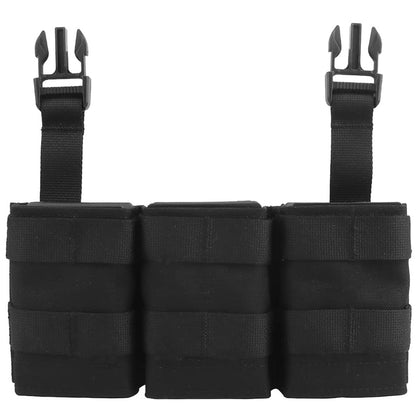 Tactical Triple 5.56 Front Panel Magazine Pouch