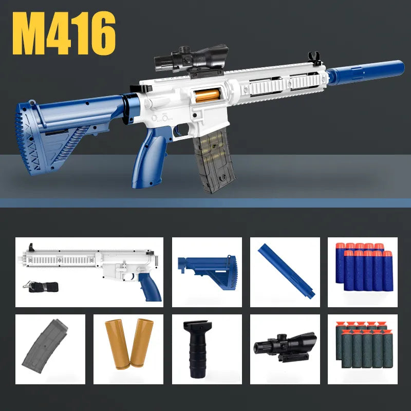 M416 Manual Soft Bullet Toy Gun – KWOLFSWAN