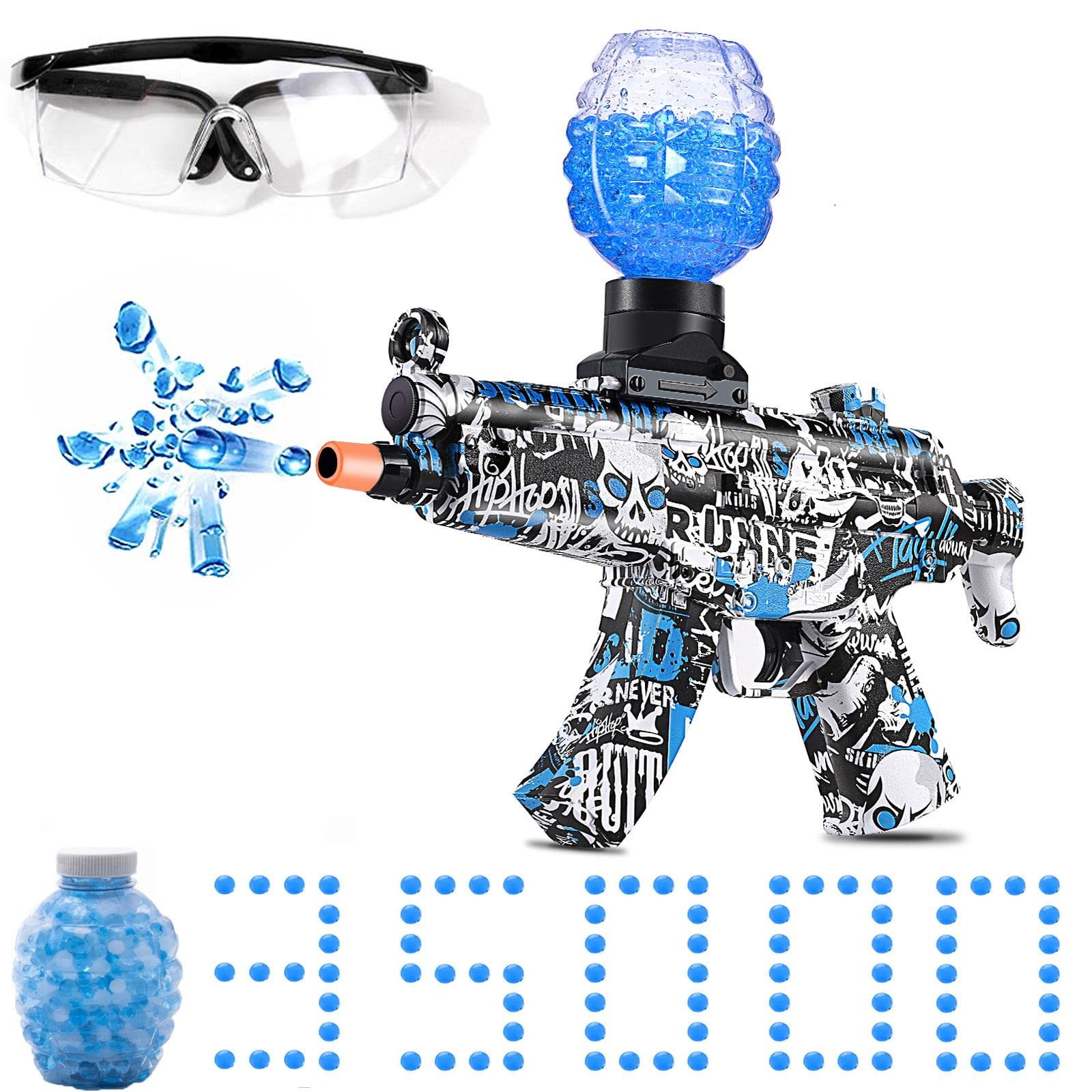 MP5 Gel Ball Blaster For Kids Christmas Gifts KWOLFSWAN