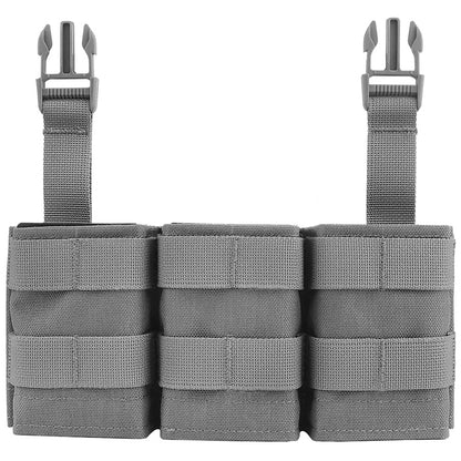 Tactical Triple 5.56 Front Panel Magazine Pouch