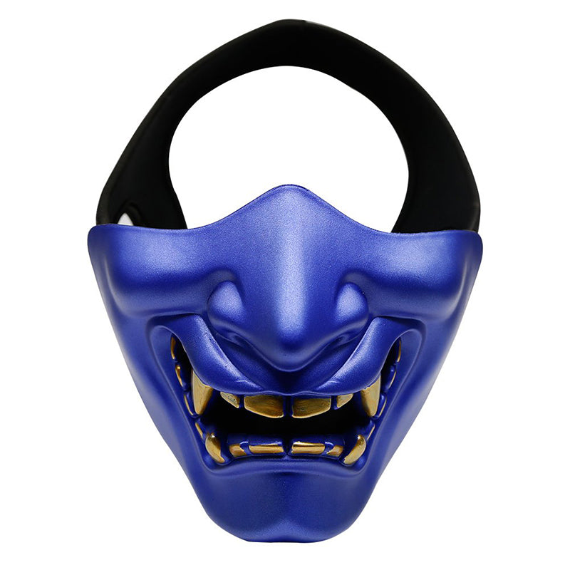 Half Face Mask Devil Smile Halloween Party Mask