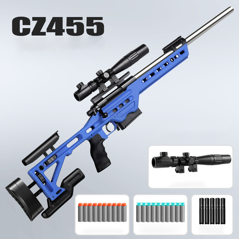 CZ455 Bolt Action Shell Ejecting Foam And Gel Blaster