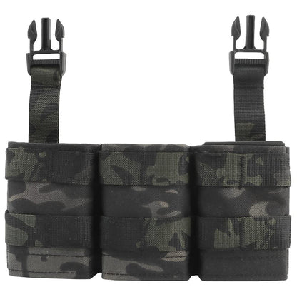 Tactical Triple 5.56 Front Panel Magazine Pouch