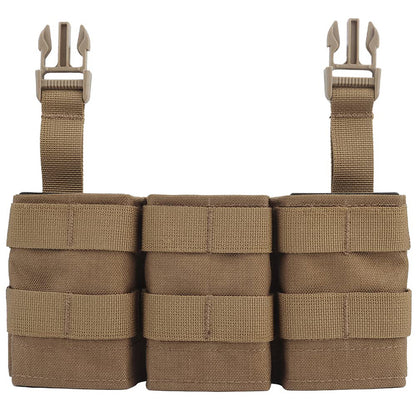 Tactical Triple 5.56 Front Panel Magazine Pouch