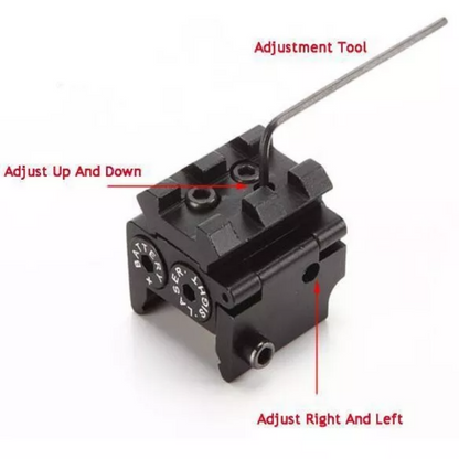 JG11 Mini Red Dot Laser Sight with Picatinny rail